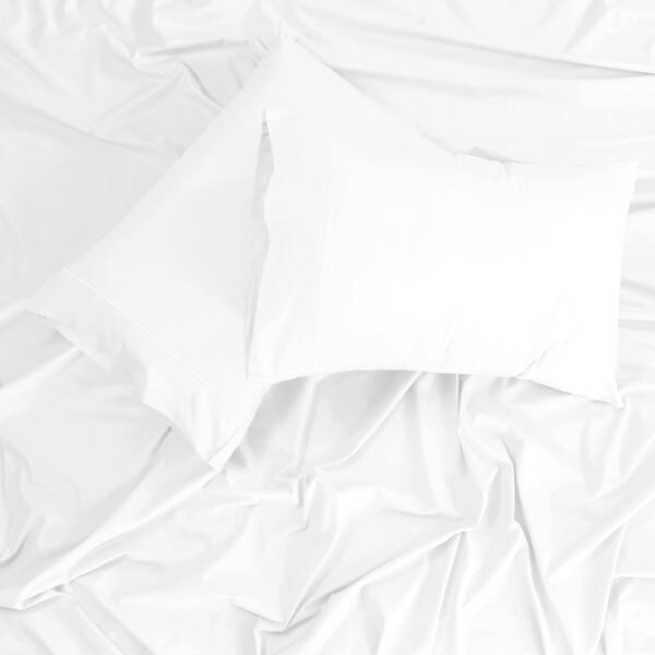 White cotton double bedsheet - Image 4