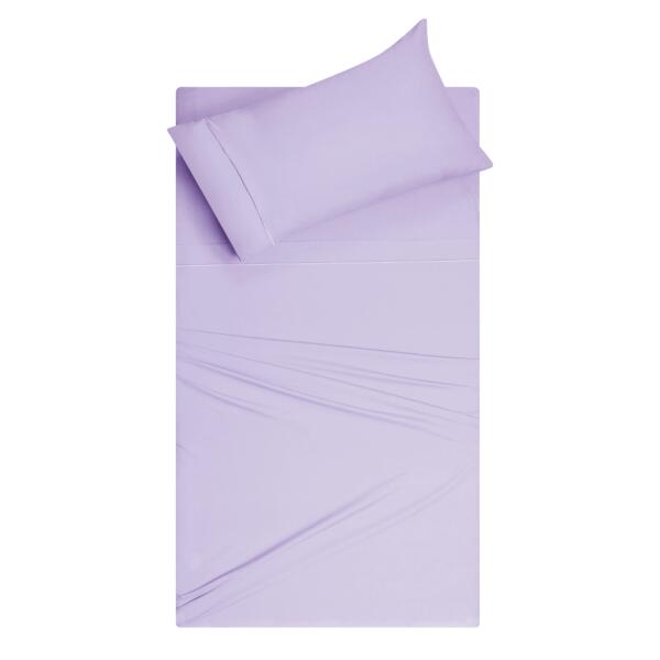 Purple Cotton Single Bedsheet - Image 2