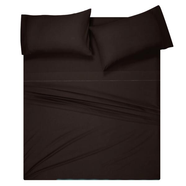 Brown cotton double bedsheet - Image 3