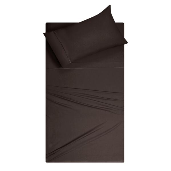 Brown Cotton Single Bedsheet - Image 3