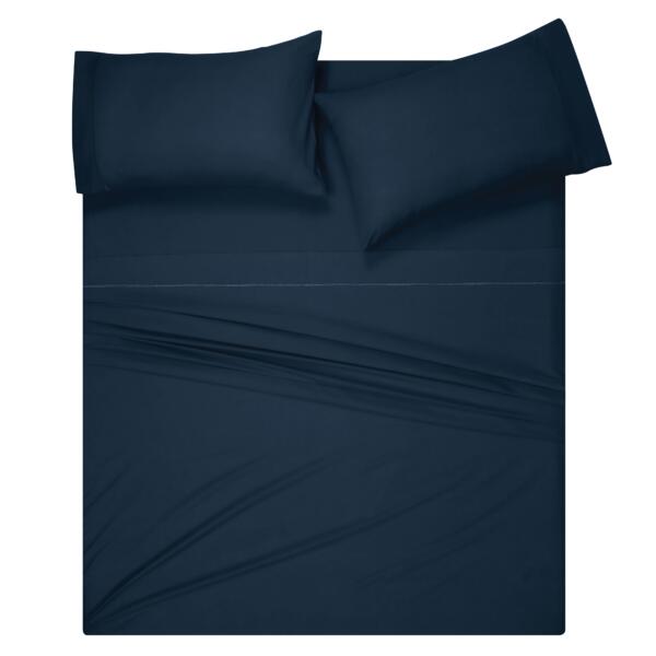 Mineral Blue cotton double bedsheet - Image 2