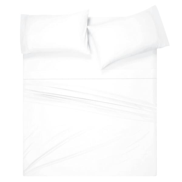 White cotton double bedsheet - Image 6