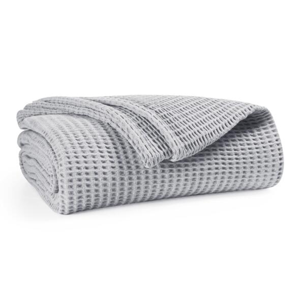 Gray Cotton Blanket - Image 3